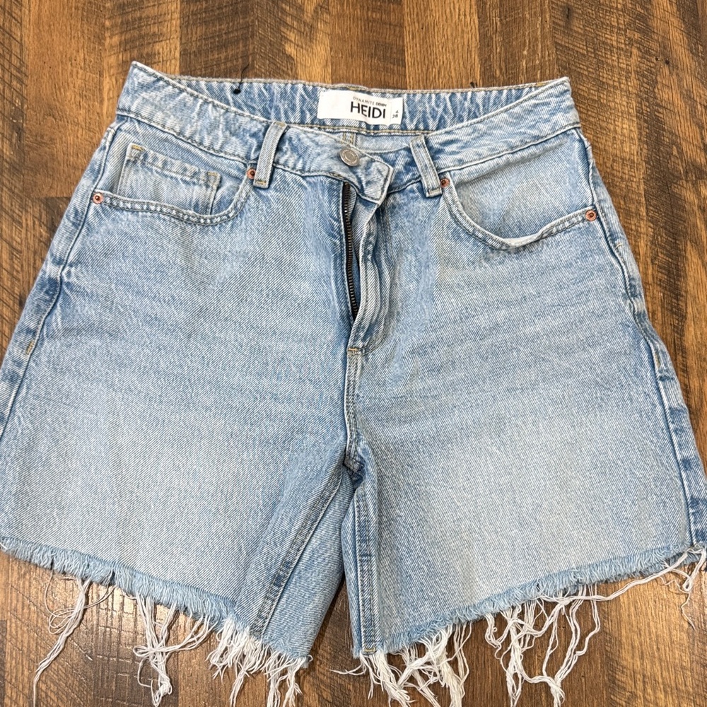 Dynamite Light Blue Jean Shorts